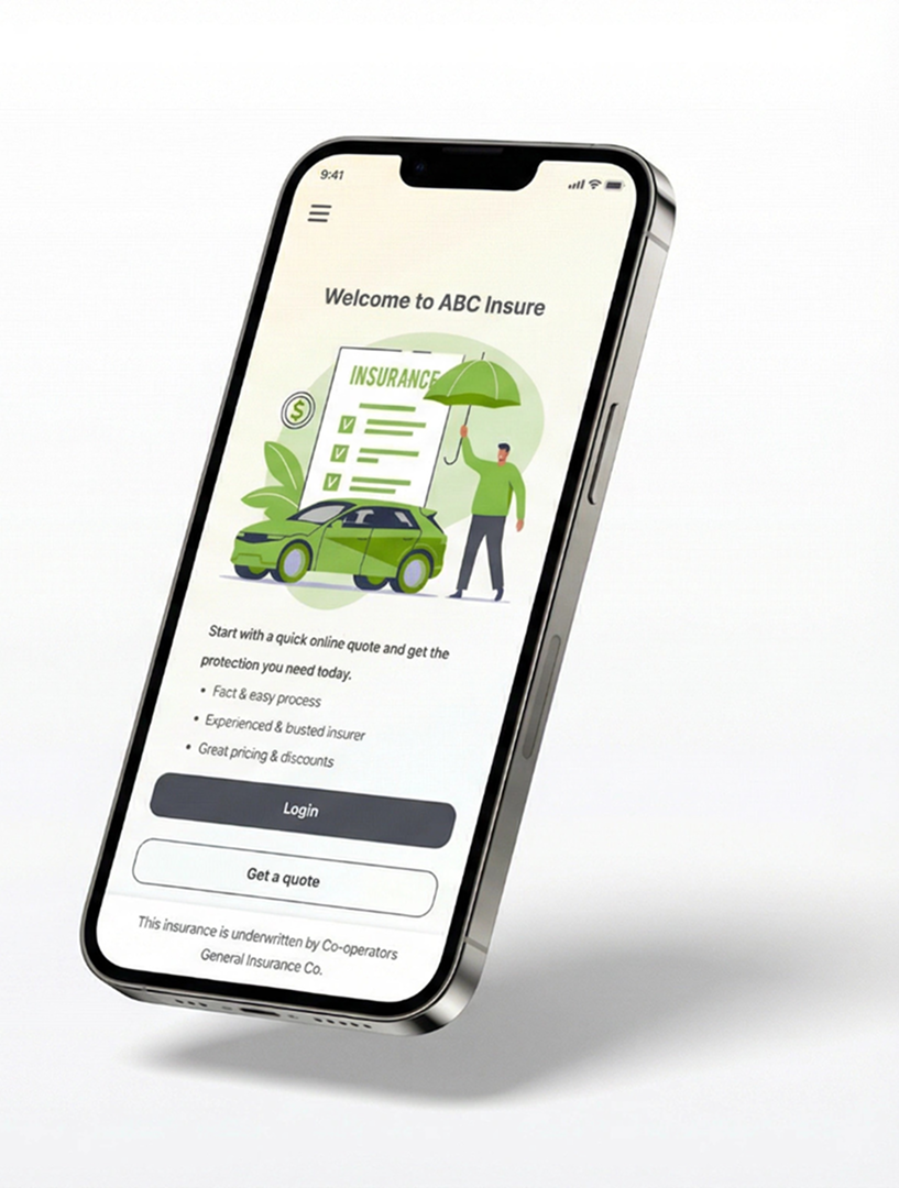 Auto Insurance vehicle information screens with VIN lookup, confirmed vehicle cards, and OEM discount state